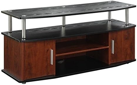 47 TV Stand Entertainment Console with 2 Storage Cabinets A540329