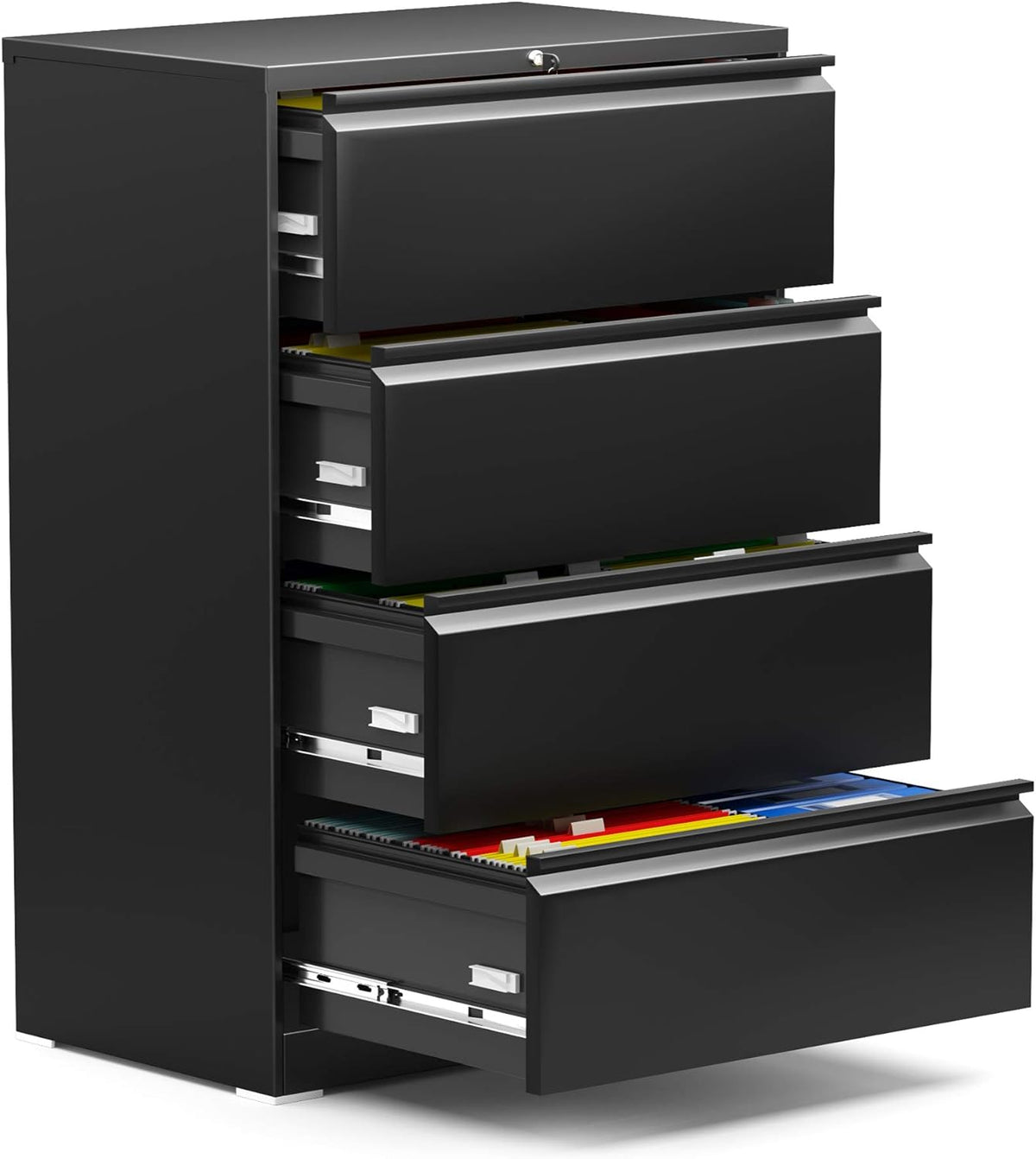 4 Drawer Metal File Cabinet with Lock K623233