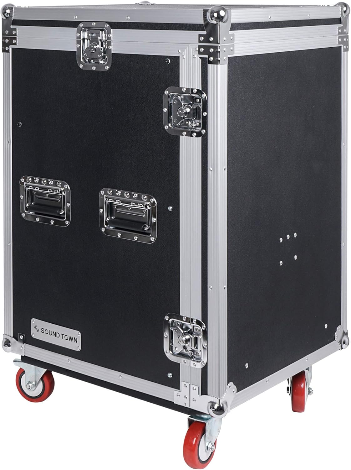 16U PA DJ Rack Road Case with 11U Slant Mixer Top R61649