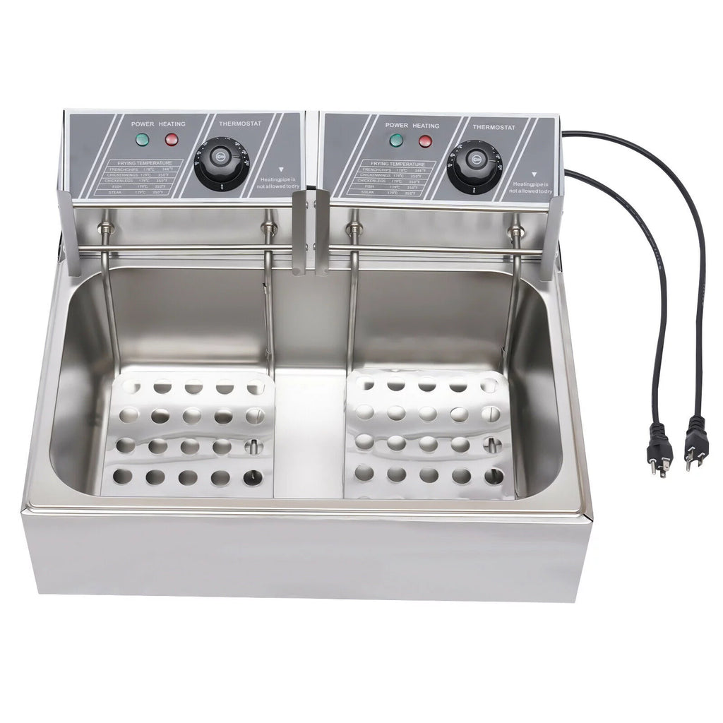12L 5000W Single Tank Electric Deep Fryer with Temperature Control E447779