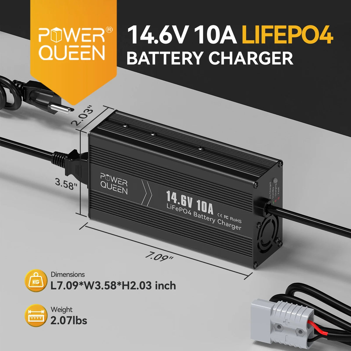 12V 50Ah Deep Cycle LiFePO4 Lithium Battery with Charger I523872