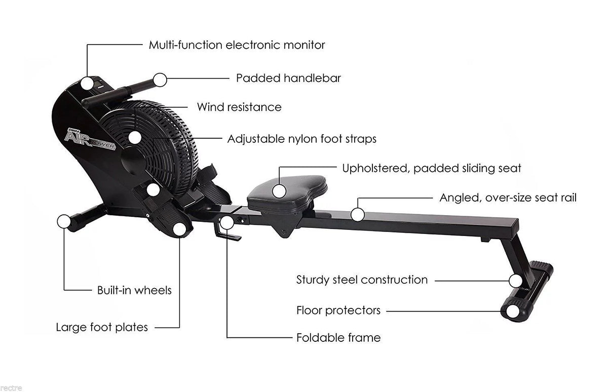 Air Rower Rowing Machine T911