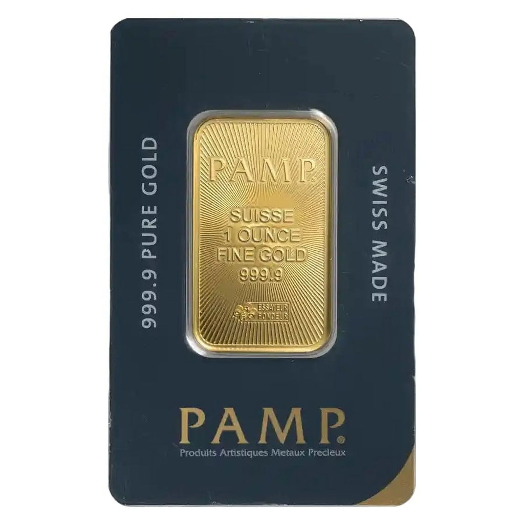 1 oz Gold Bar with Assay Card B65580