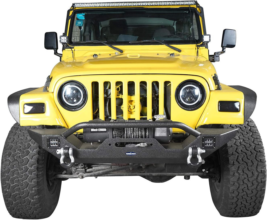 Front Bumper & Rear Bumper Combo with Tire Carrier Set L506
