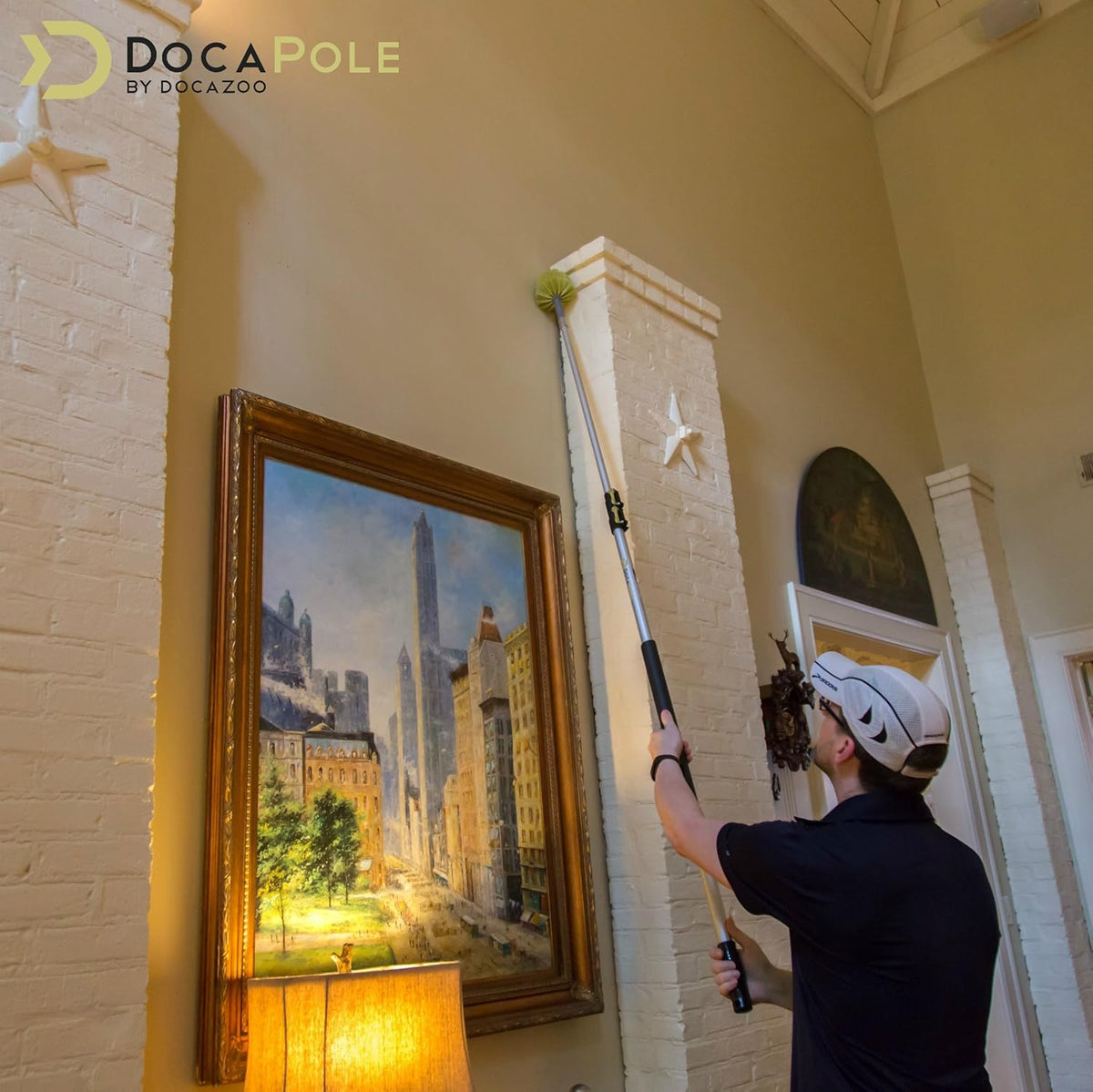 Telescoping Extension Pole with Cobweb Duster H3524