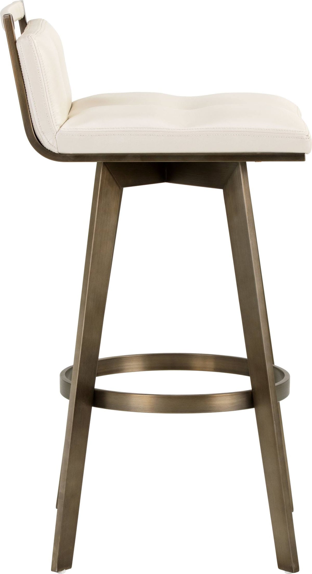 Cream Swivel Bar Stool D447604