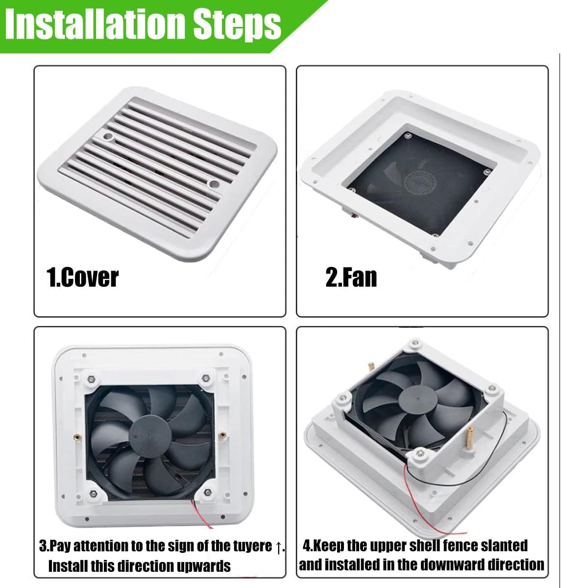 12V RV Vent Fan F713