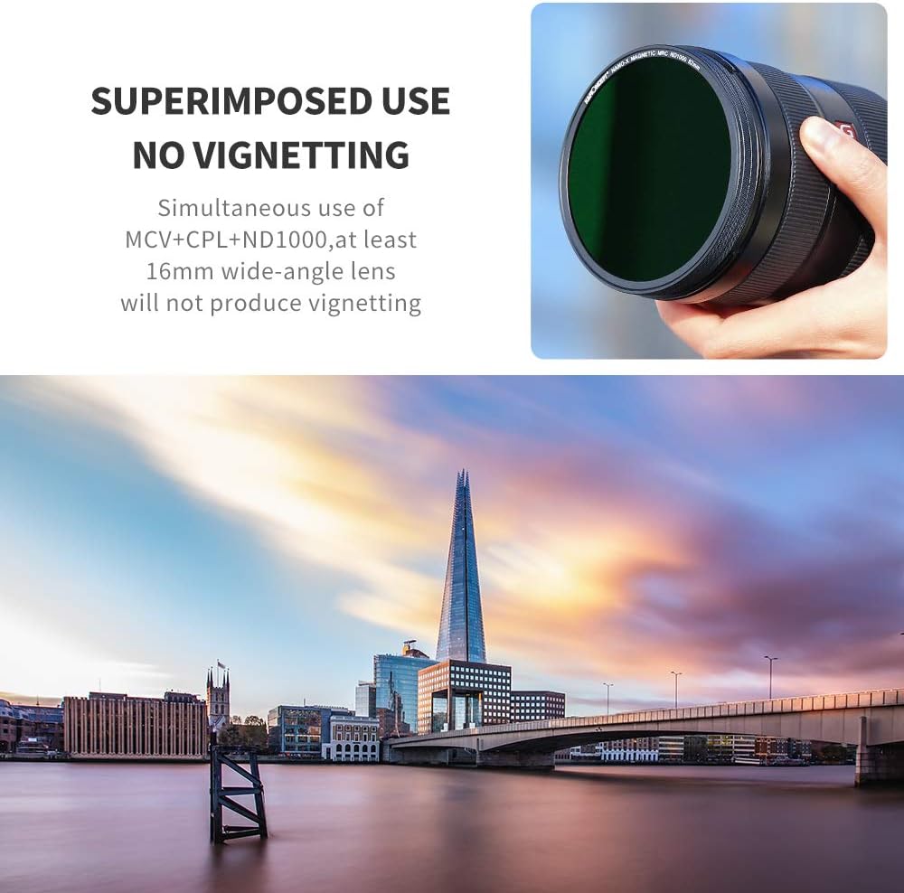 82mm Magnetic Lens Filter Kit with 4 in 1 Filter Pouch O619