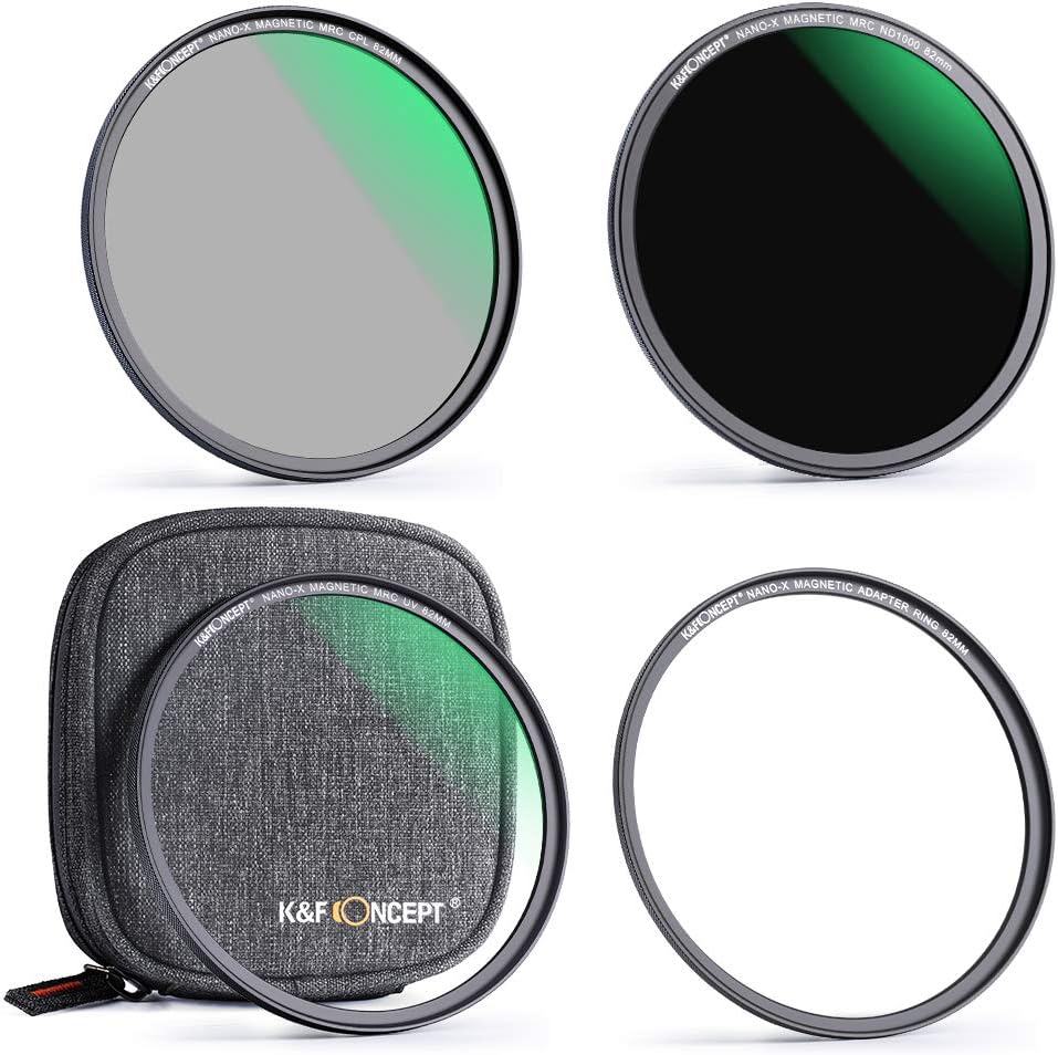 82mm Magnetic Lens Filter Kit with 4 in 1 Filter Pouch O619