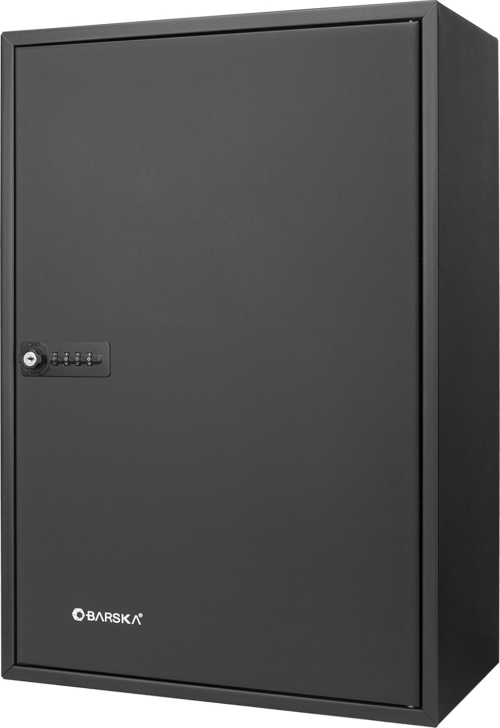 Steel 300 Key Safe Cabinet with Combination and Key Lock Box Wall Mount W1246