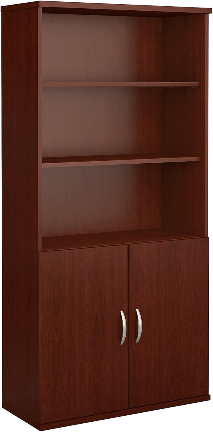 36W 5 Shelf Bookcase with Doors F44737