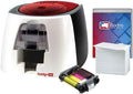 ID Card Printer with Complete Supplies Package Z10431