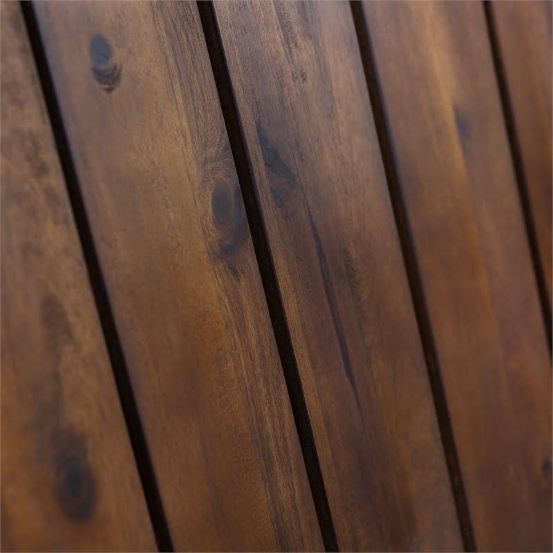 2 Piece Acacia Adirondack Chair Patio Set Dark Brown D985970