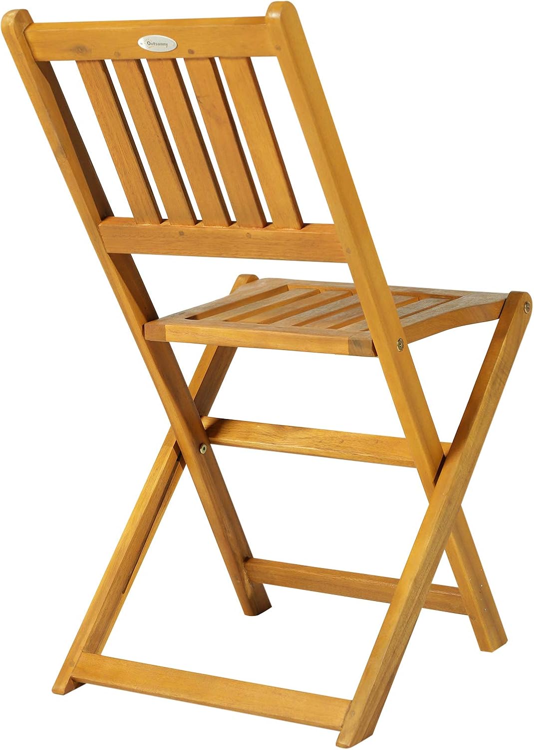 3 Piece Folding Acacia Wood Patio Bistro Set R492645