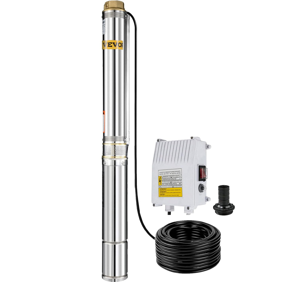 2 HP 220V Stainless Steel Submersible Well Pump G4319