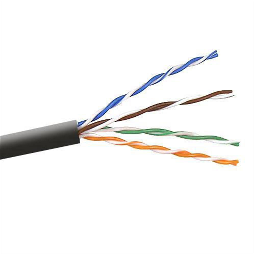 Cat. 5e UTP Bulk Patch Cable 1000ft Black P4919