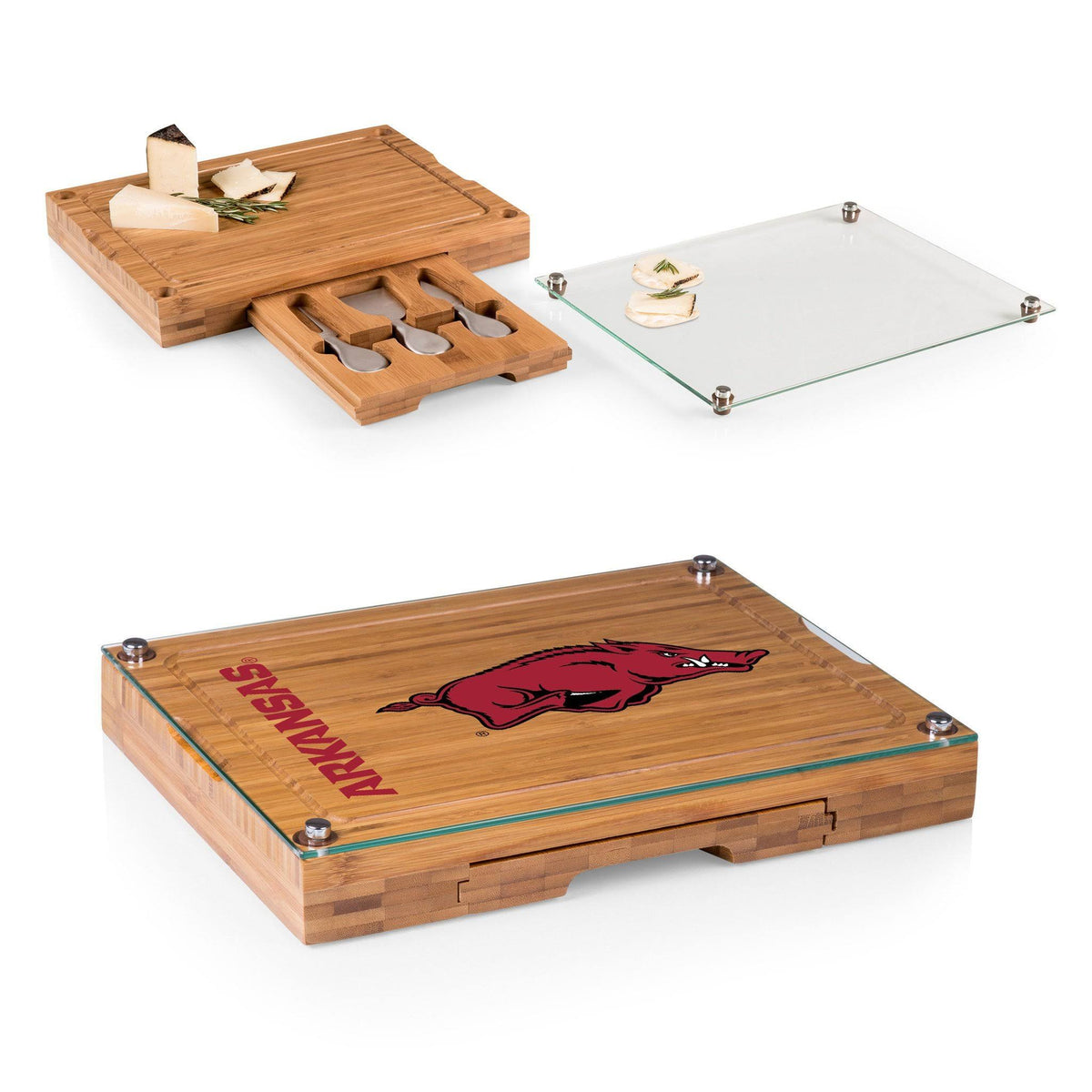 Bamboo Cutting Board and Cheese Tools Set S730881