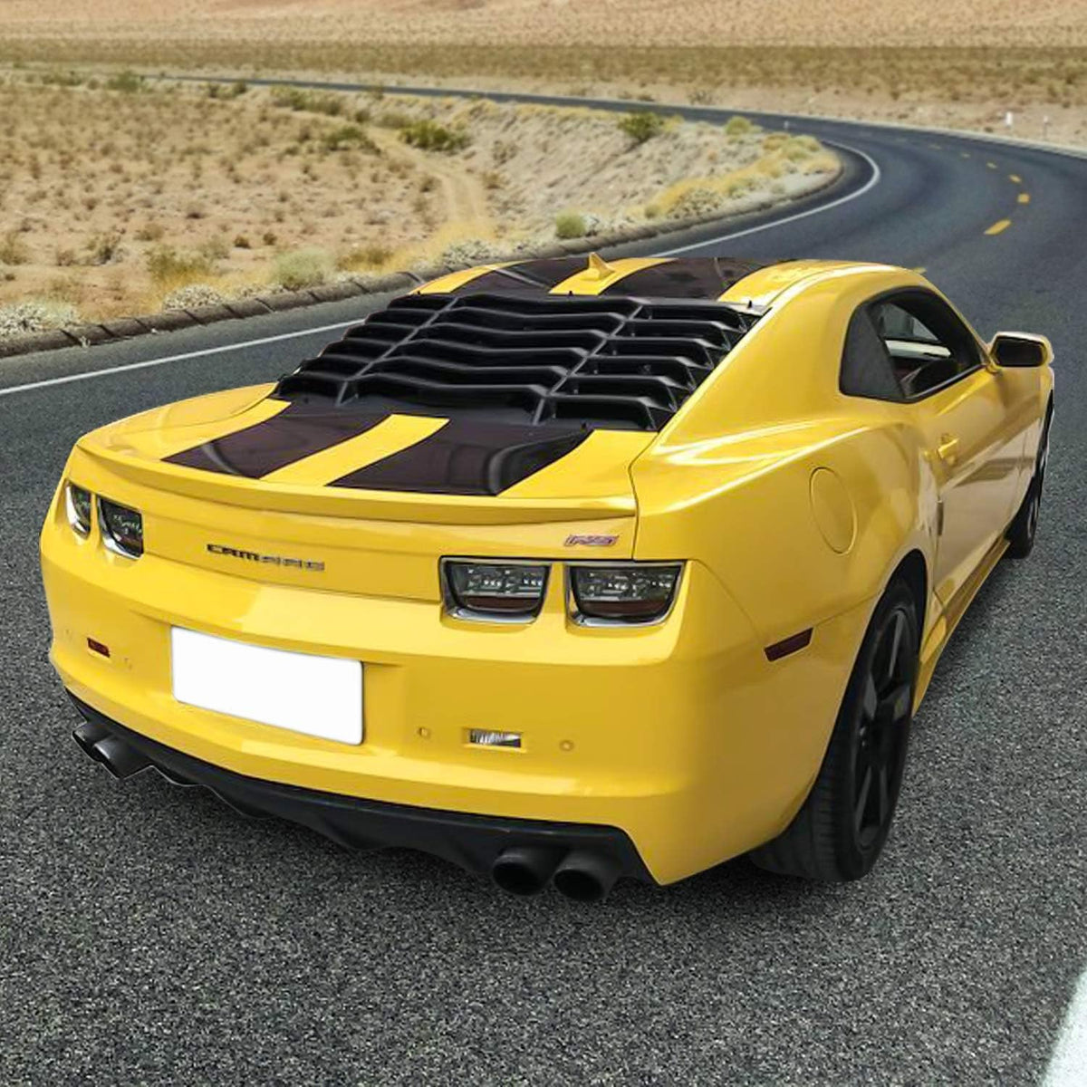 Matte Black ABS Window Louvers and Sunshade Covers G71711