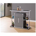 Contemporary Bar Unit with Wine Glass Storage B470