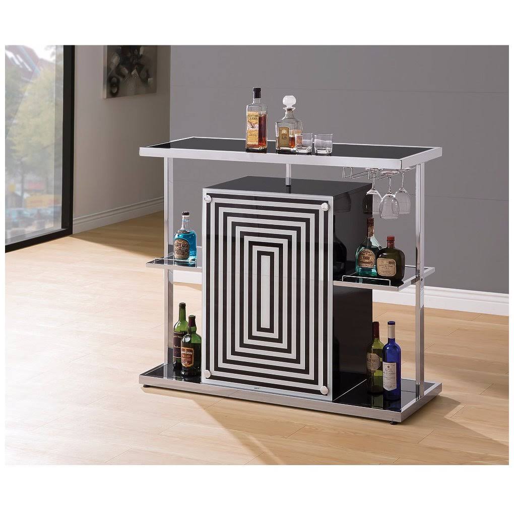 Contemporary Bar Unit with Wine Glass Storage B470