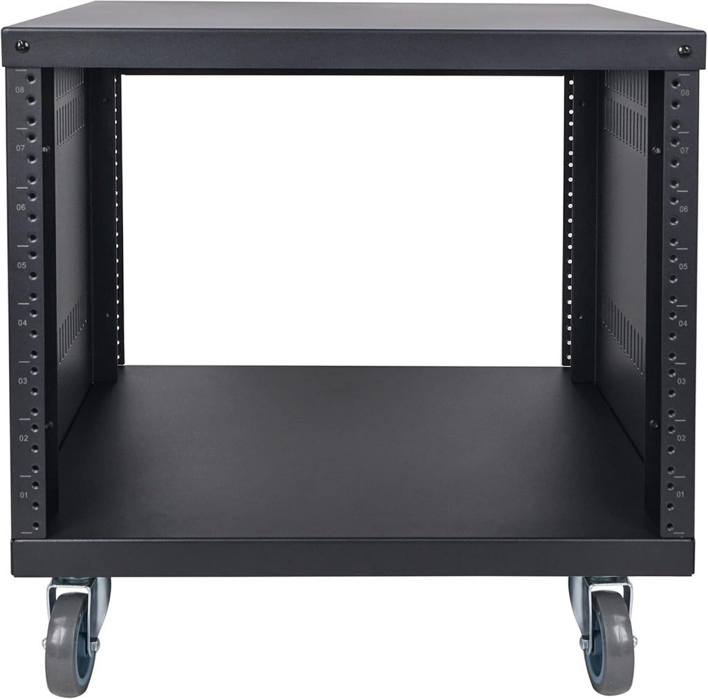 8U Steel Rack with Locking Casters Y738657