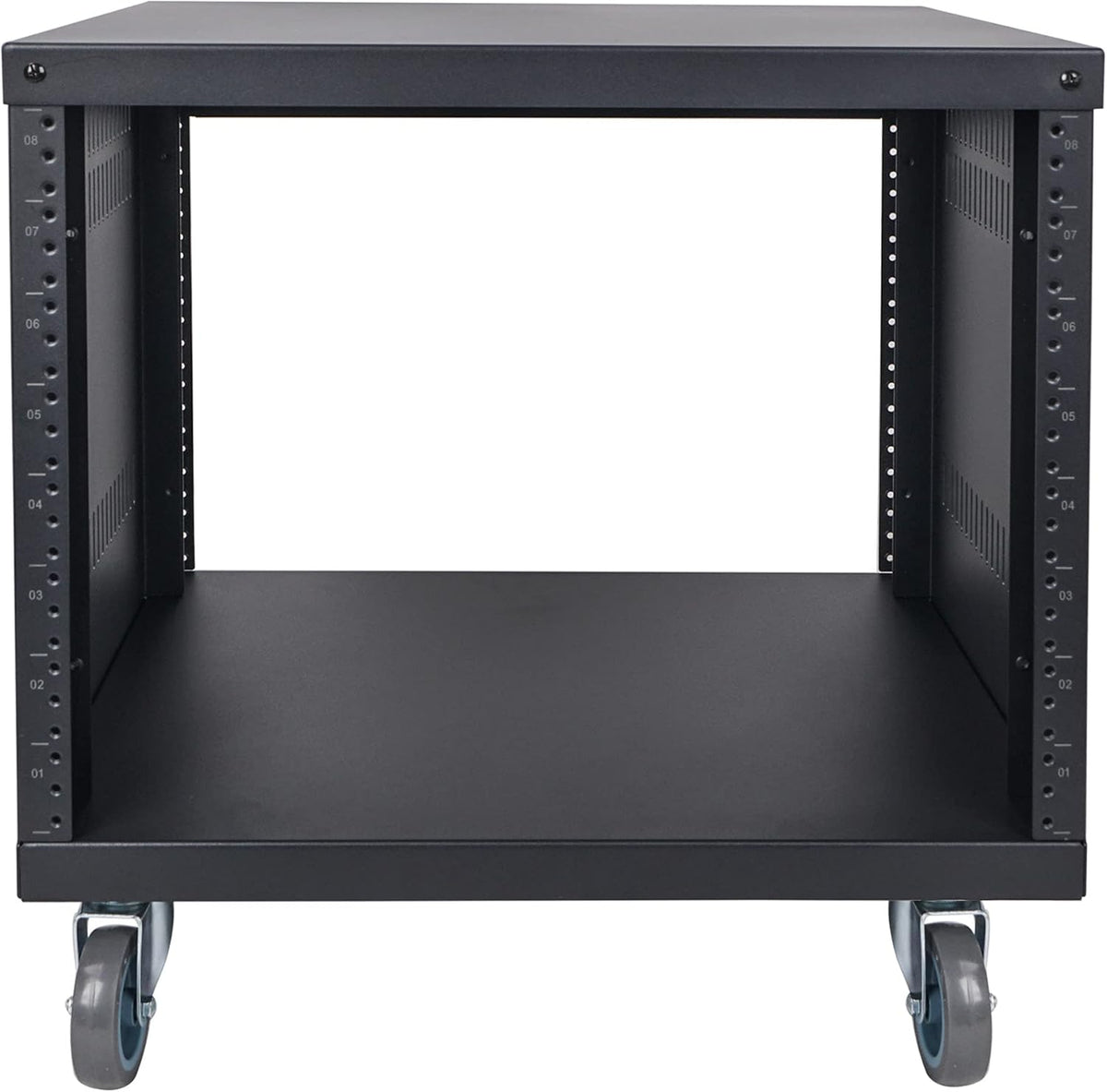 8U Steel Rack with Locking Casters Y738657