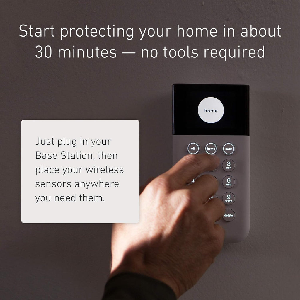 9 Piece Wireless Home Security System with HD Camera C8251