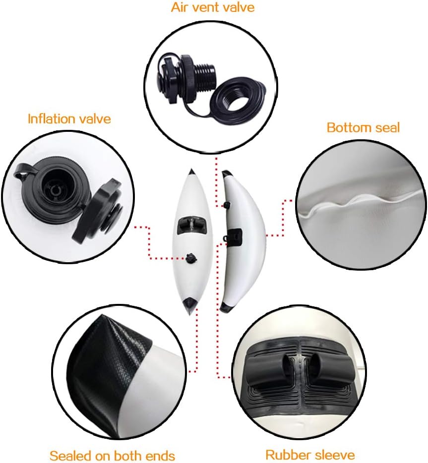 2Pcs PVC Inflatable Kayak Stabilizer X799