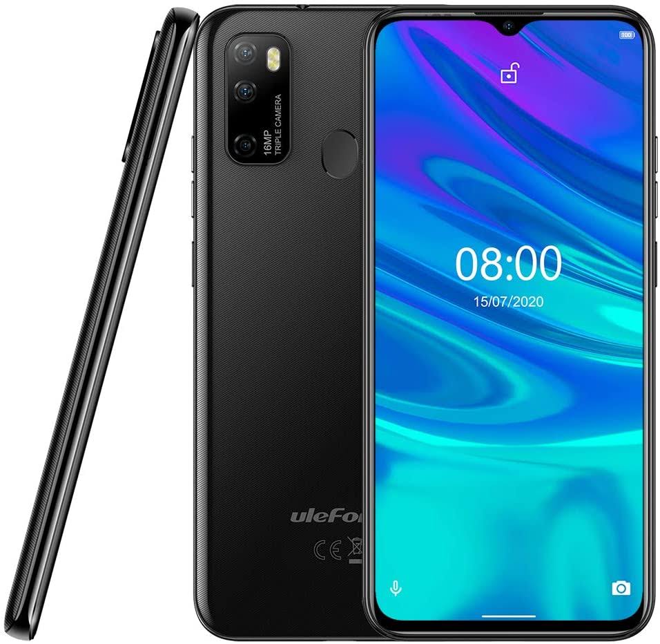 Android 10 6.52'' Waterdrop Screen 16mp Quad Camera Octa-core 4GB+64GB Smartphone F5645