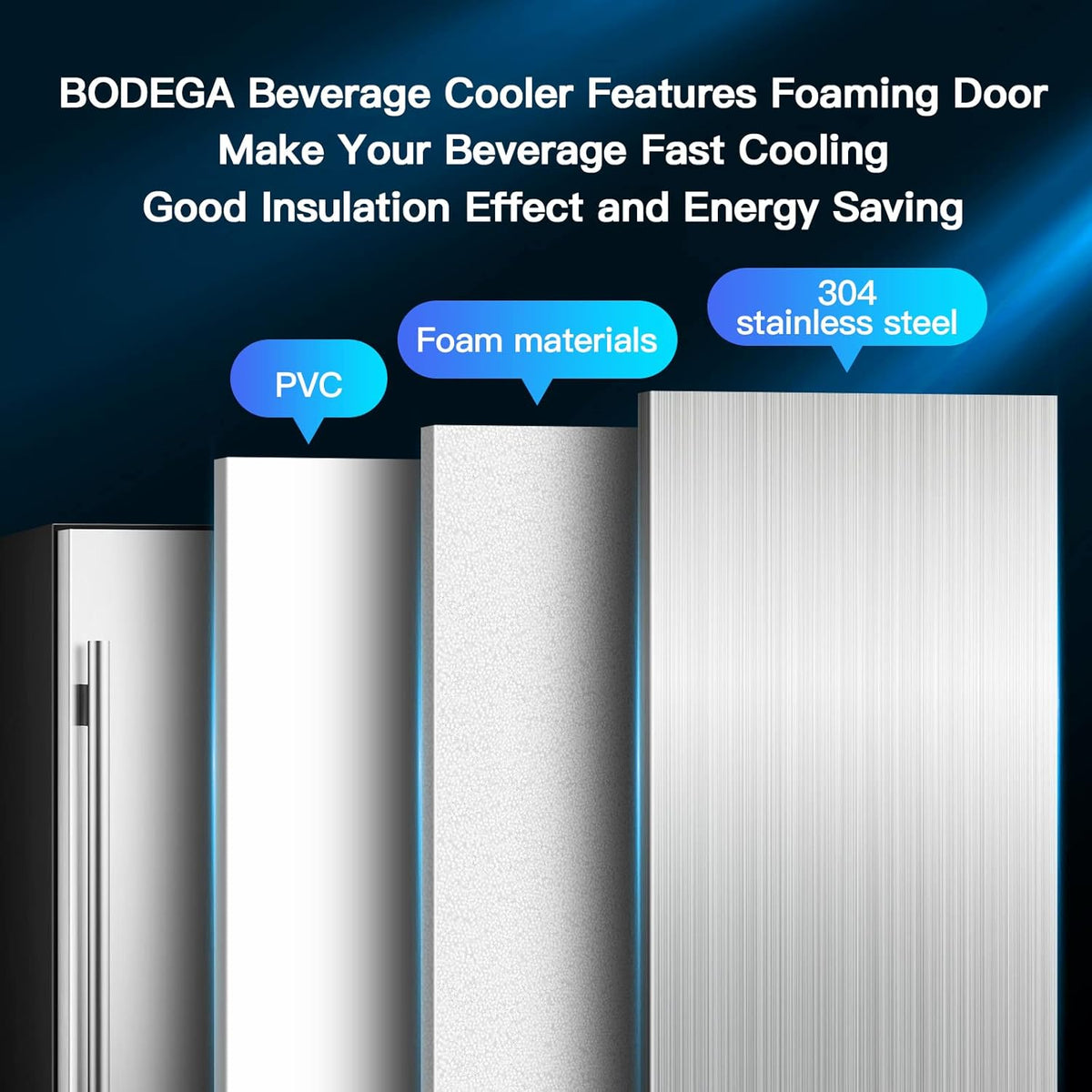 15 Inch Stainless Steel Beverage Cooler 100 Cans E797242