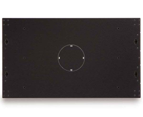 9U Swing-Out Wall Mount Cabinet with Glass Door B396