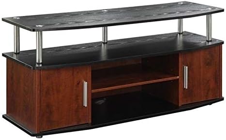 47 TV Stand Entertainment Console with 2 Storage Cabinets A540329