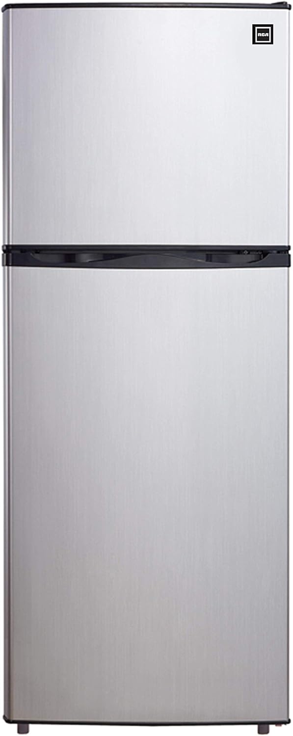 Apartment Size Top Freezer Refrigerator, 12 cu ft, Stainless S869