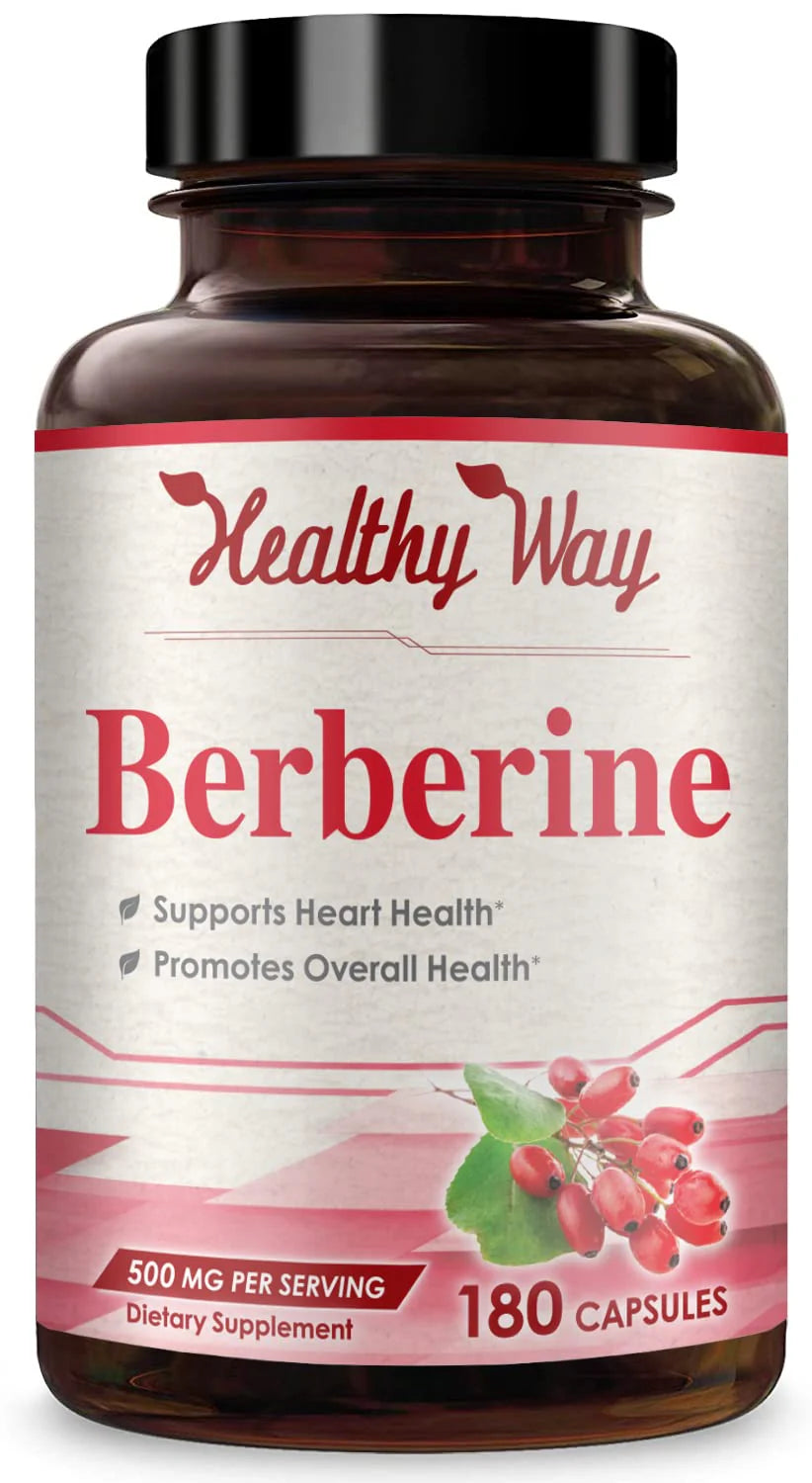 Berberine 500mg 180 Capsules O328419