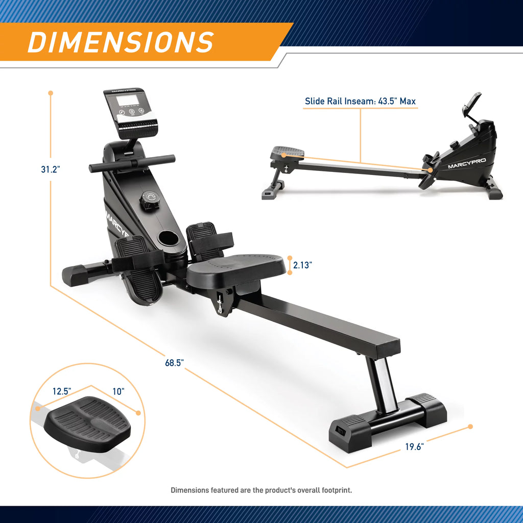 Compact Magnetic Resistance Rowing Machine I14542