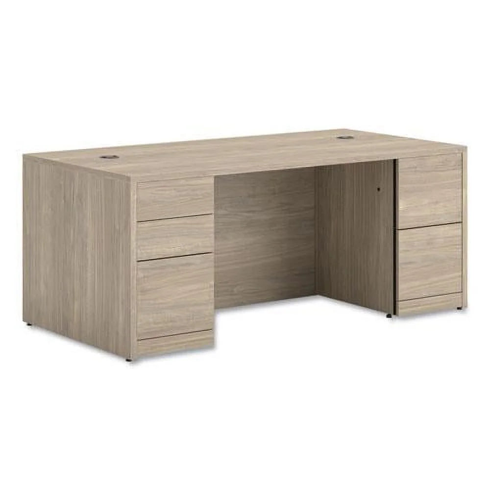 72 x 36 x 29.5 in. Double Pedestal Desk Y1744