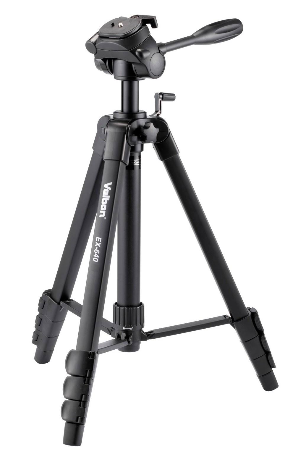 3 Section Aluminum Tripod with 3-Way Pan/Tilt Head R419798