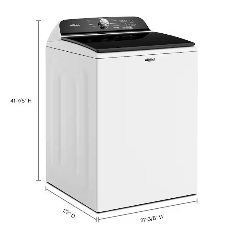 5.3 cu.ft. Top Load Washer in White L80873