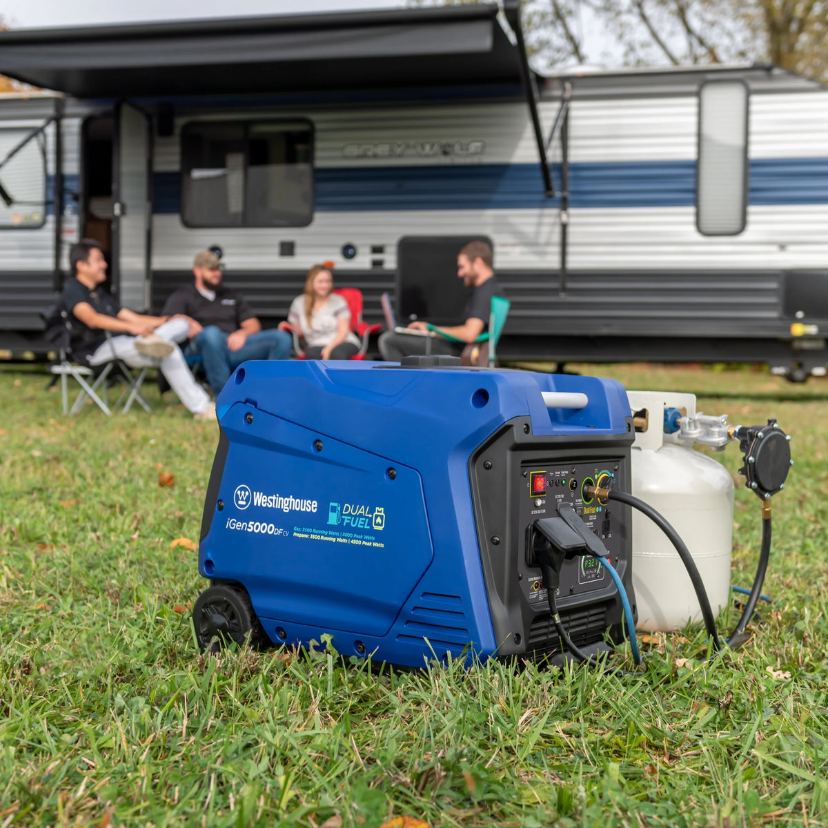 Gas Powered Portable Inverter Generator with Electric Start A9033