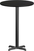 30'' Round Laminate Table Top with Bar Height Table Base W794