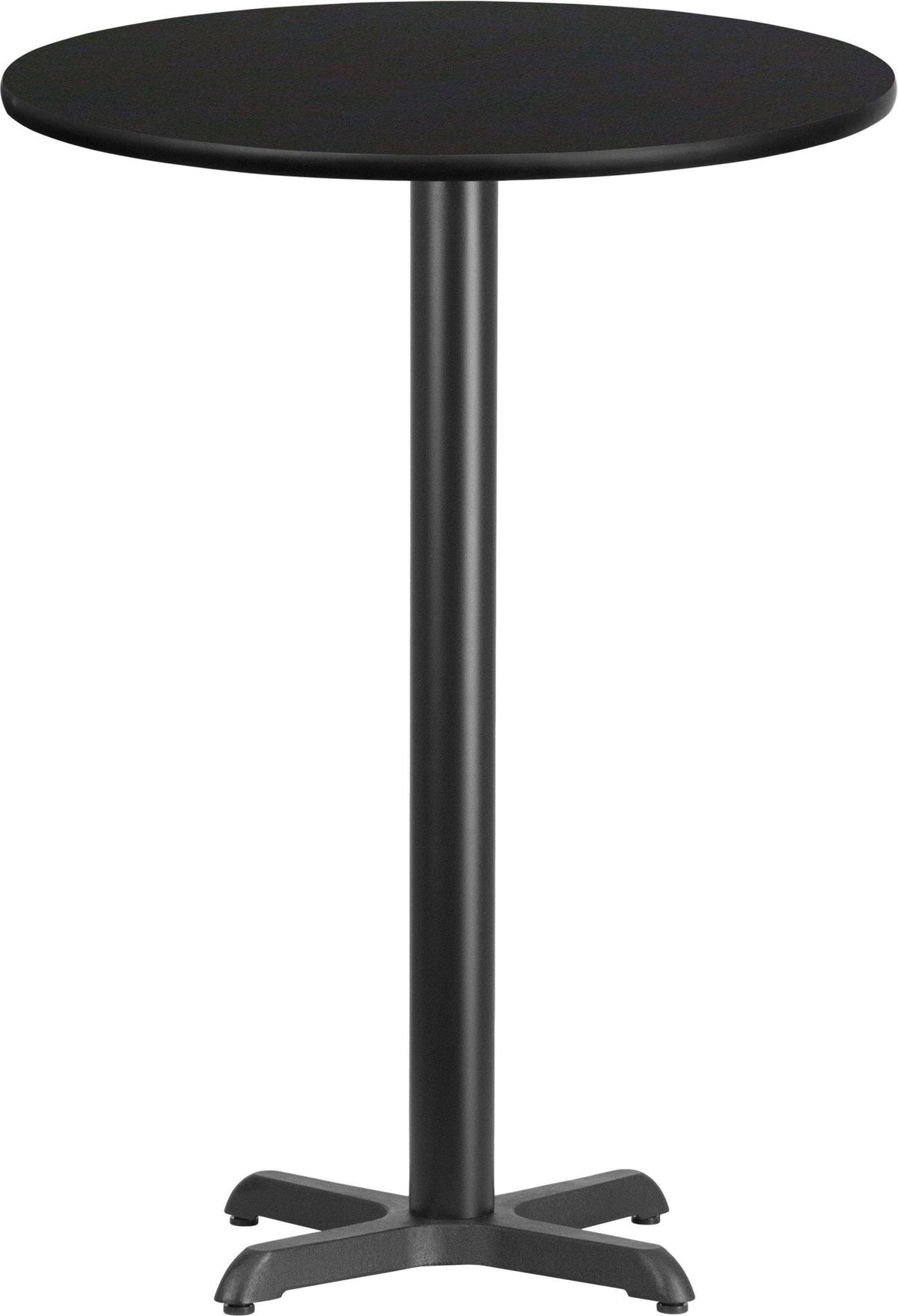 30'' Round Laminate Table Top with Bar Height Table Base W794
