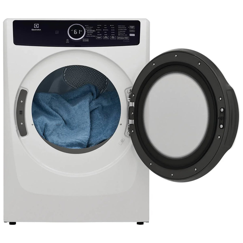 8.0 Cu. Ft. White Front Load Electric Dryer F347