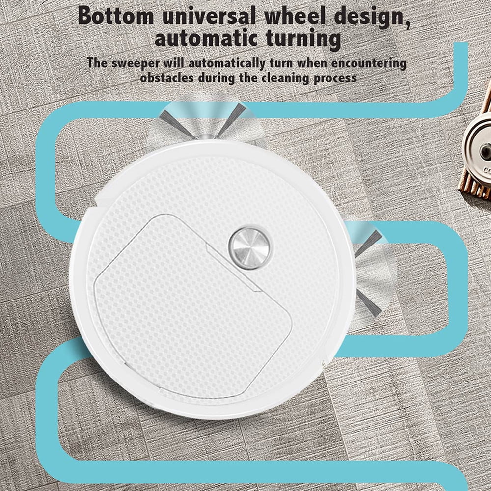 3 in 1 Black Robot Vacuum Cleaner U6612