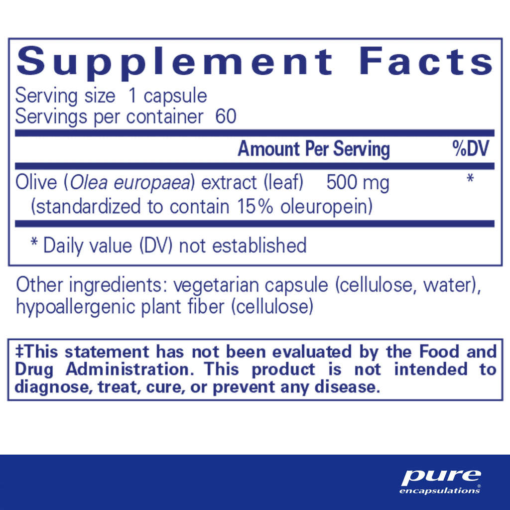 Olive Leaf Extract 60 Capsules I872