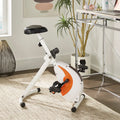 White Exercise Bike Chair F54225