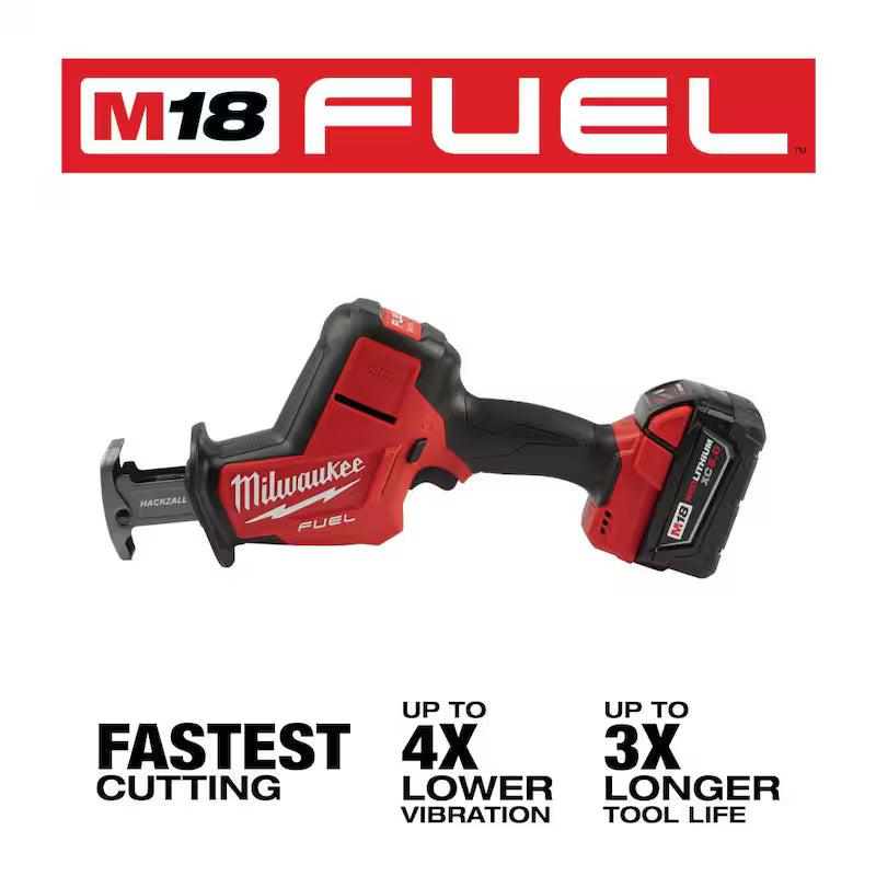 18V Lithium-Ion Brushless Cordless Reciprocating Saw Kit with Impact Driver U4108