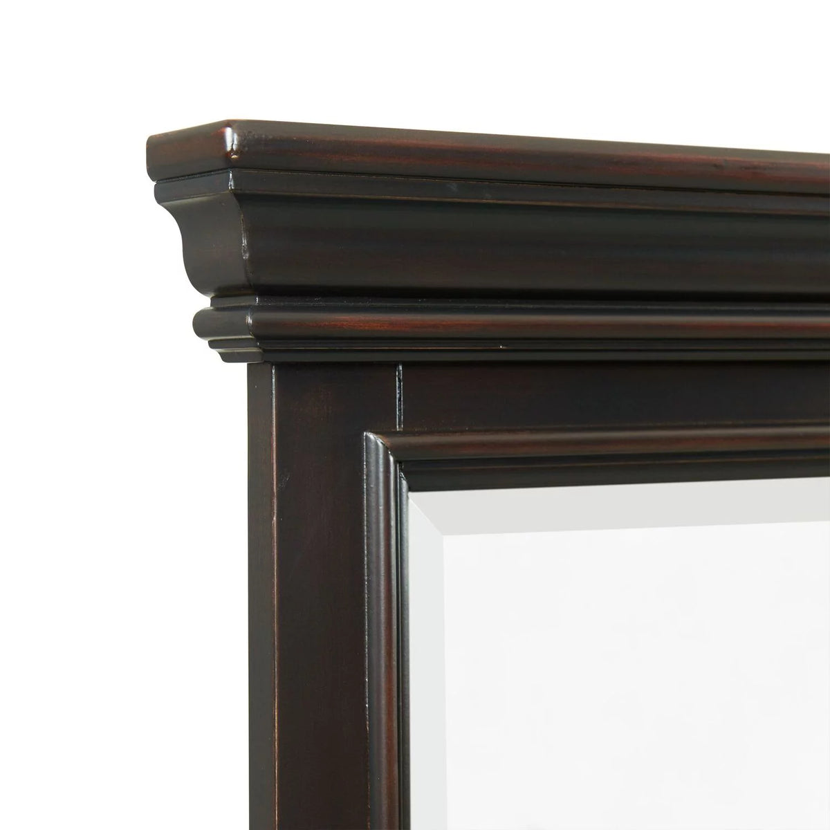 Black 9-Drawer Dresser with Mirror N268966