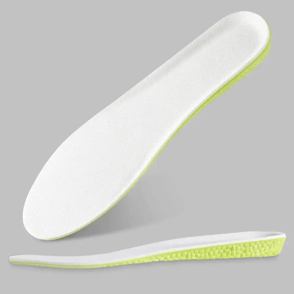Invisible Height Increase Insoles Green Memory Foam Shoes Sole Pad P442335