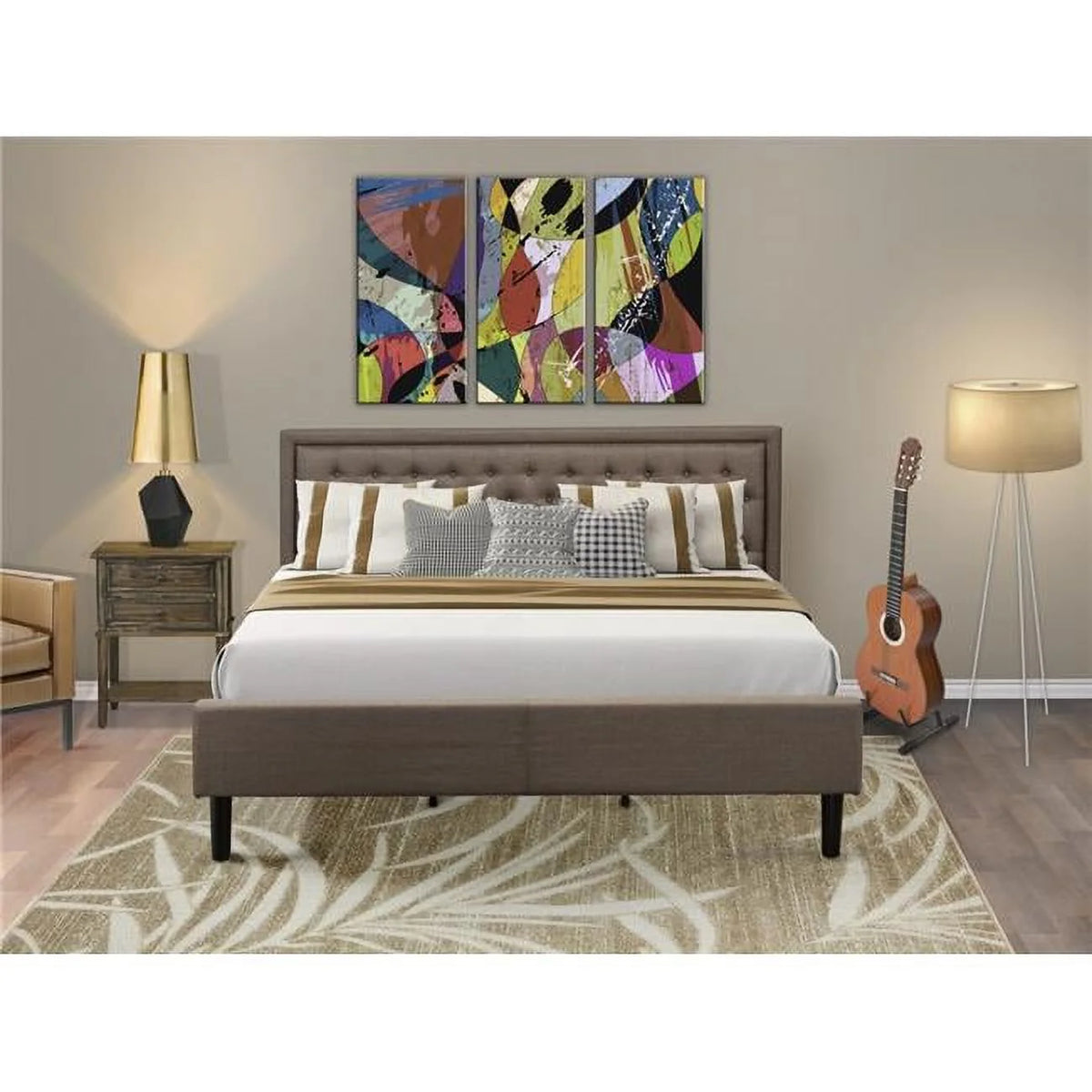2 Piece Wooden Bedroom Set I394237