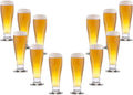 Clear 10.5 Oz Pilsner Glasses Set of 12 G219